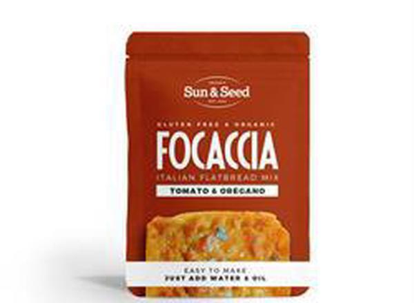 Sun & Seed organic Tomato and Oregano Focaccia bread mix