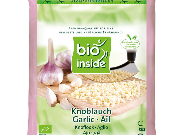 Organic Diced Garlic 100g