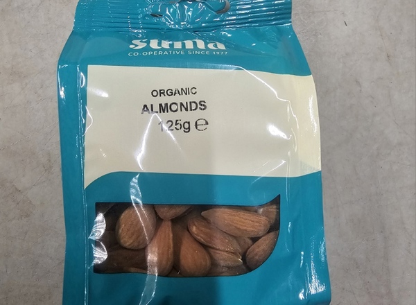 Organic Almonds 125g