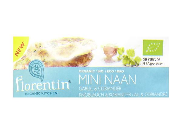 Florentin Organic Mini Naan Garlic & Coriander