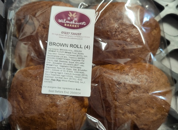 Bread- Brown Rolls (4)