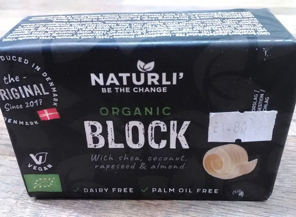 Vegan block, organic