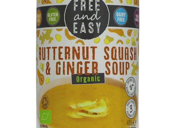 Free & Easy Butternut Squash & Ginger Soup