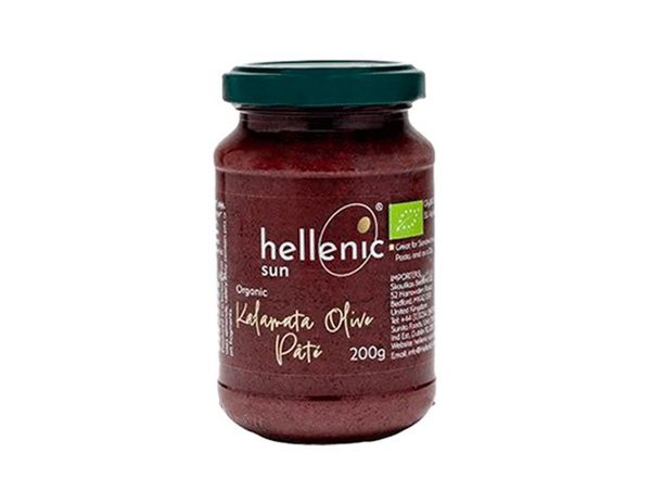 Hellenic organic Kalamata pate