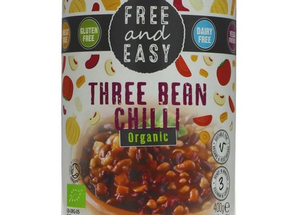 (Free & Easy) Chilli - Three Bean 400g