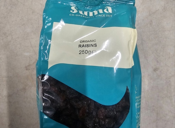 Organic Raisins 250g