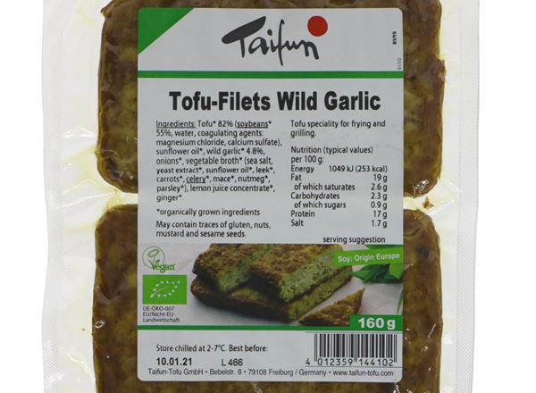 Organic Tofu-Fillets Wild Garlic - 160G