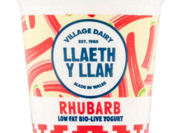 Llaeth y Llan, Rhubarb, 125g Pot