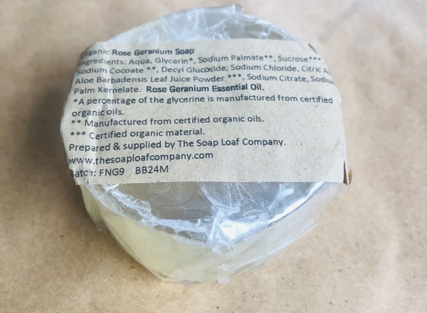 Rose and Geranuim Organic Soap Bar