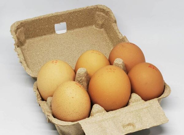 Eggs Natural: Half Dozen - Large - MH