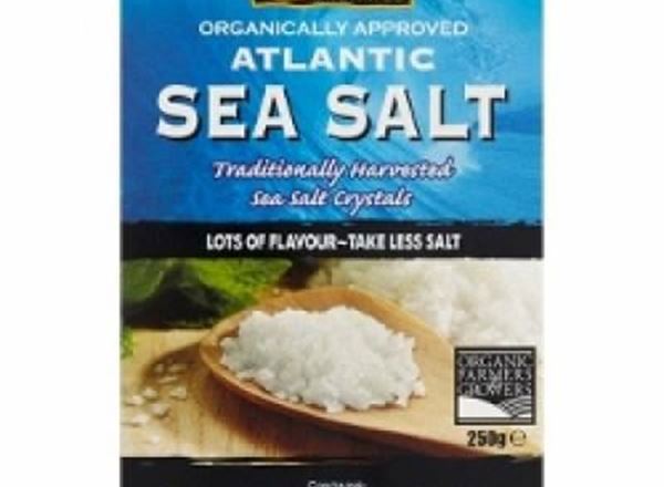 Atlantic Sea Salt - Organically Approved 250g Non Organic