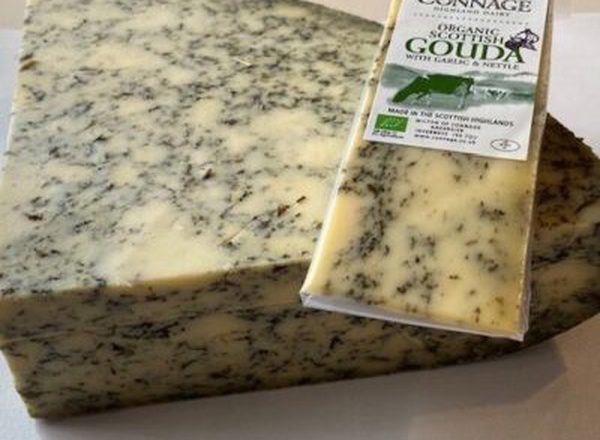 Connage Gouda with Nettle and Garlic