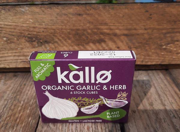 Kallo Garlic & Herbs Stock Cubes 66g