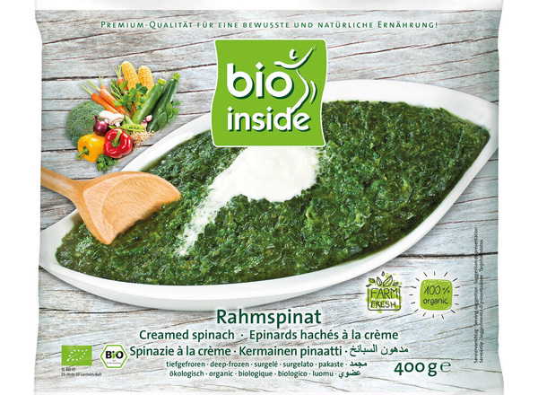 Organic Creamed Spinach 400g