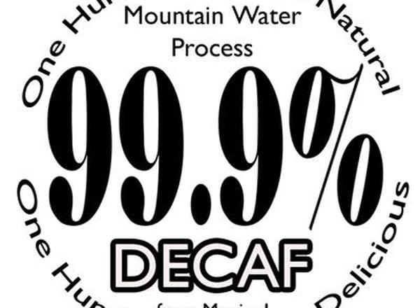 Coffee - Decaf 'Mountain Water' (Beans 125g)