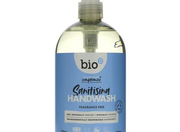 (Bio D) Sanatising Hand Wash - Unfraganced 500ml