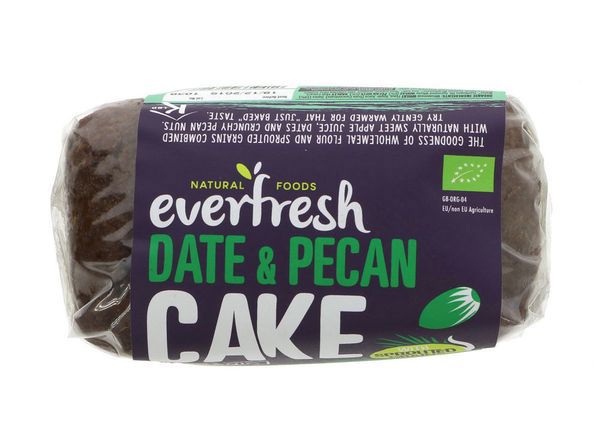 Everfresh Natural Foods Sprouted Date & Pecan Cake
