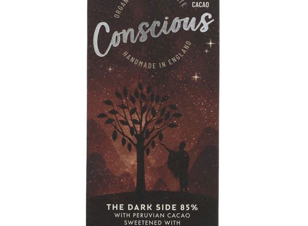 Conscious Darkside - 85% Raw Chocolate Bar