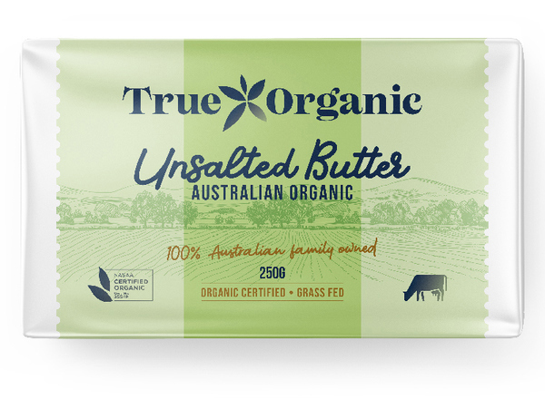 Butter Organic: Unsalted - TO (Esky Required)