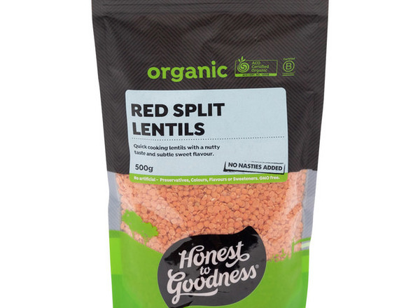 Lentil - Red Split - Organic - HG