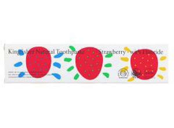 Kingfisher kids strawberry Toothpaste with fluoride