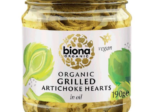 Biona Organic Grilled Artichoke Hearts - in oil