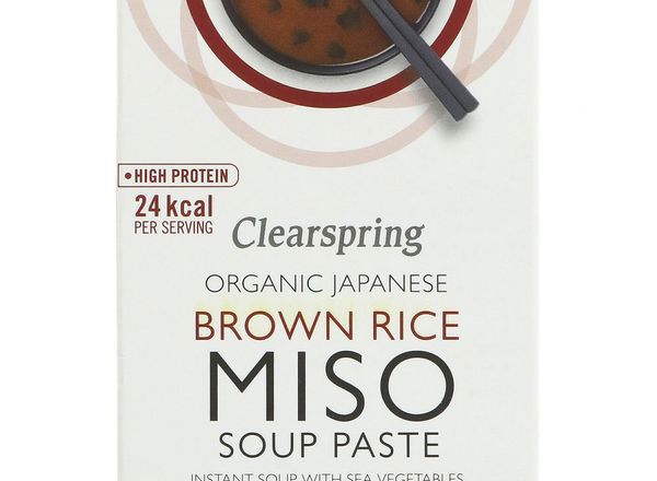 Clearspring Japanese Brown Rice Miso Soup Paste