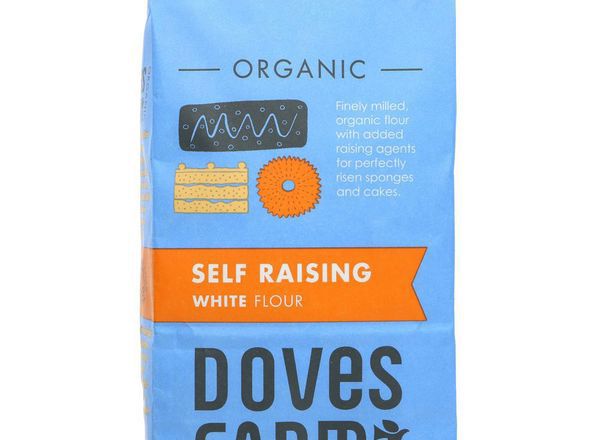 Doves Organic White Self Raising Flour 1kg