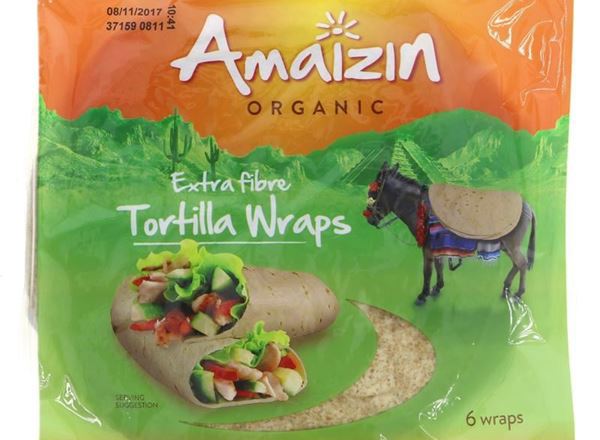 (Amaizin) Tortilla Wraps - Extra Fibre 240g