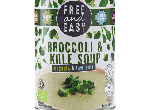 Organic Low Salt  Broccoli & Kale Soup - 400g