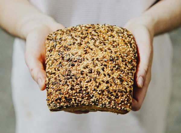 Bread: Seeded Ciabatta Rolls: Square - BF