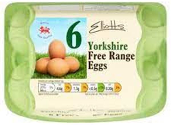Elliotts Eggs Medium Free Range 6