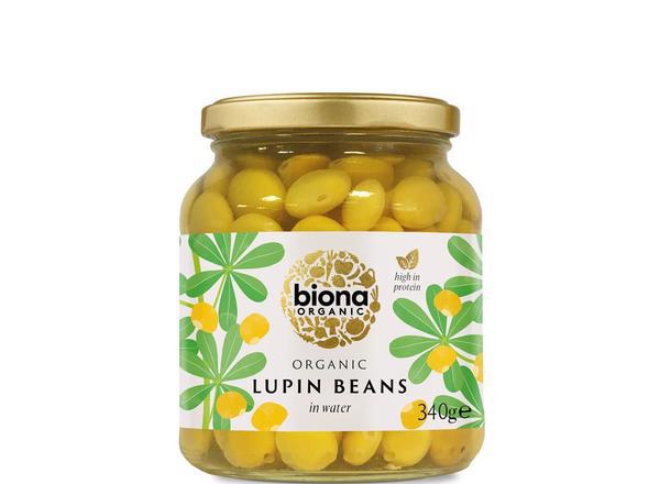 Organic Lupin Beans in Glass Jar 340g