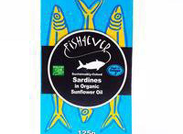 Fish4Ever Whole Sardines Sunflower Oil