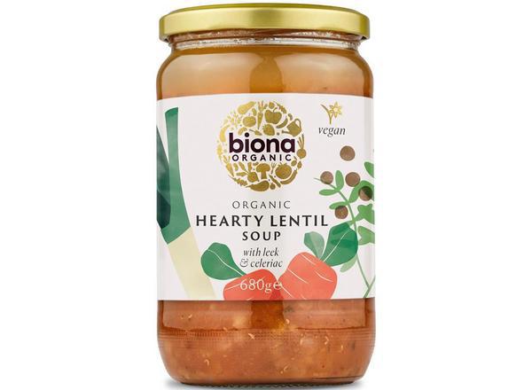 Organic Hearty Lentil Soup 680g