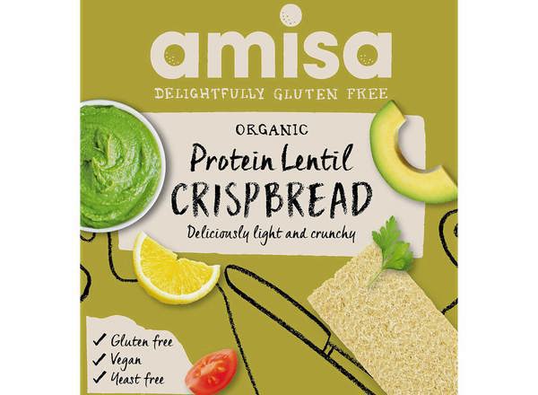 Amisa Protein Lentil Crispbread 100g