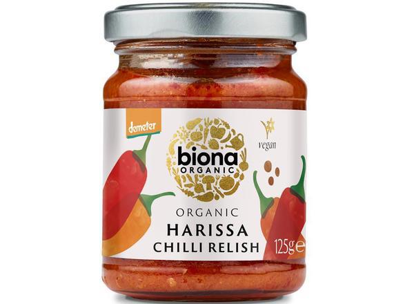 Organic Harissa Chilli Relish 125g