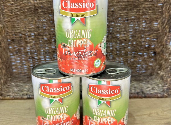 Organic Chopped Tomatoes (400g)