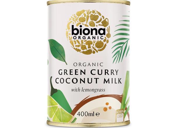 Organic Green Curry Coconut Milk 400ml