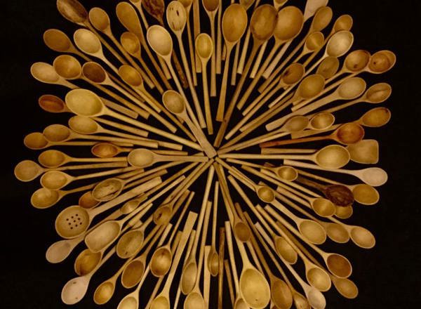 Hand crafted wooden spoons