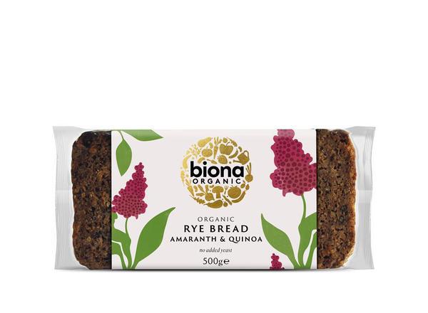 Organic Rye Amaranth / Quinoa Bread 500g