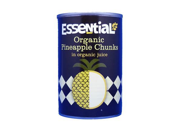 Organic Tinned Pineapple Chunks