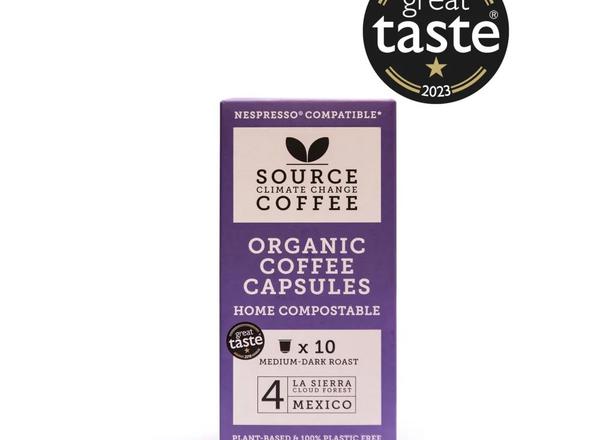 Source Climate Change Organic coffee capsules Mexico medium dark roast