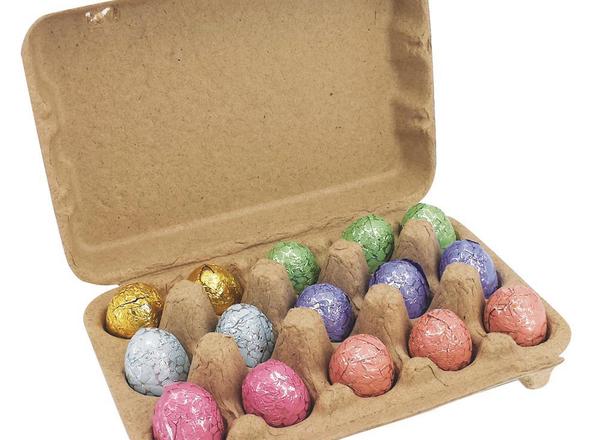 Organic Assortment of Chocolate Easter Eggs 120g