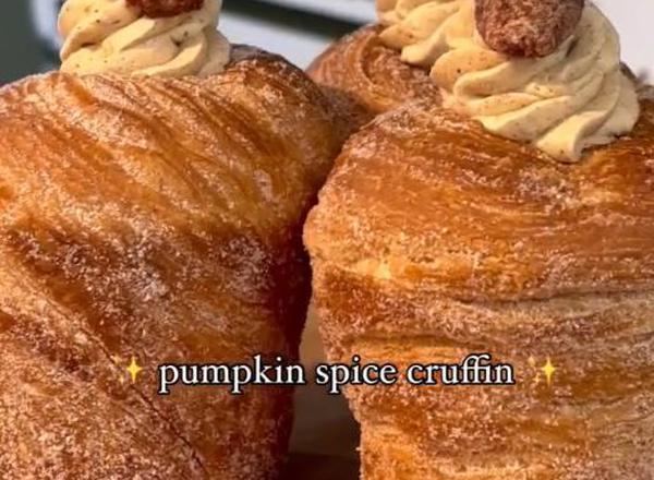 Pumpkin Spice Cruffin