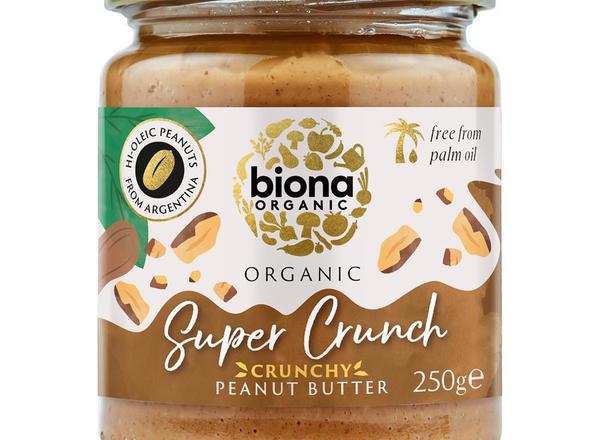 Biona Hi Oleic Super Crunch Peanut Butter Organic 250g