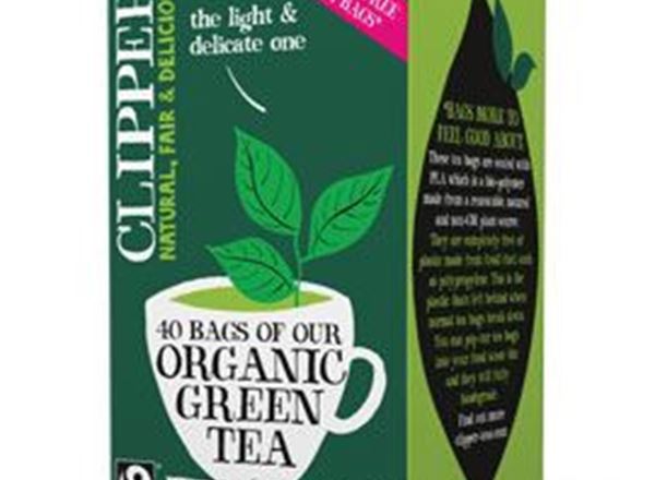 Clipper Organic Fairtrade Pure Green Tea 40 bags