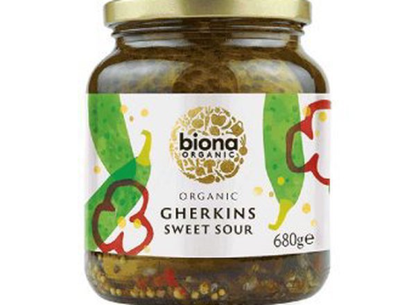 Biona Gherkins Sweet Sour - lge