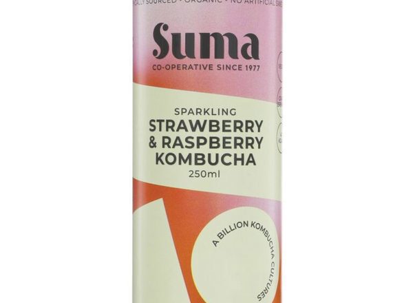 Kombucha with Strawberry and Raspberry (Suma)