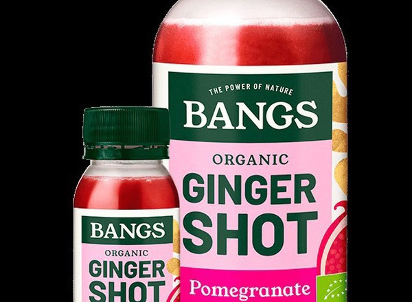 Bangs Ginger Pomegranate Shot